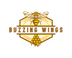 Honey Bee Insect logo