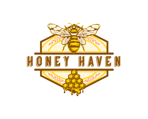 Honey Bee Insect logo