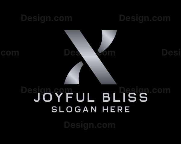 Luxury Metal Jewelry Logo