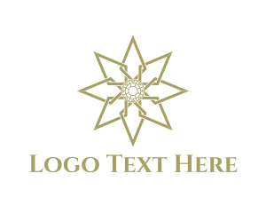 Golden Star Pattern logo