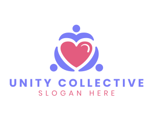 Family Heart Unity logo design