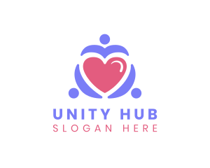 Family Heart Unity logo design