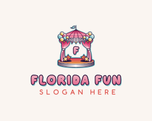 Circus Fun Party logo design