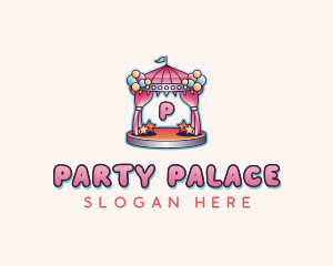 Circus Fun Party logo design