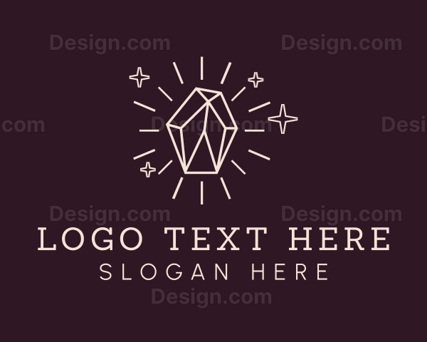 Shiny Elegant Gemstone Logo