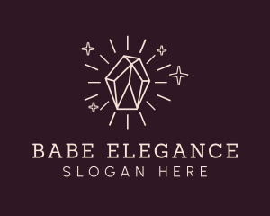 Shiny Elegant Gemstone logo design