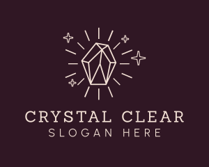 Shiny Elegant Gemstone logo design