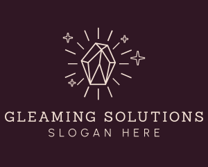 Shiny Elegant Gemstone logo