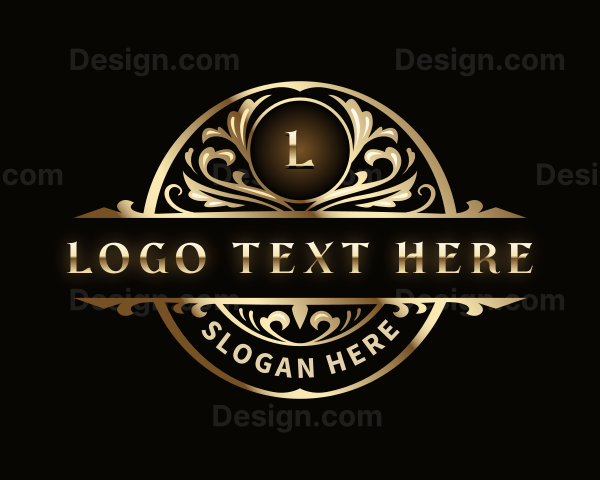 Premium Leaf Ornamental Logo