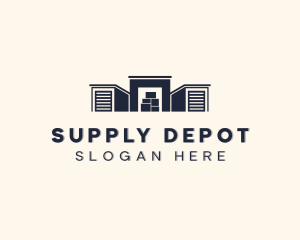 Inventory Logistics Warehouse logo design