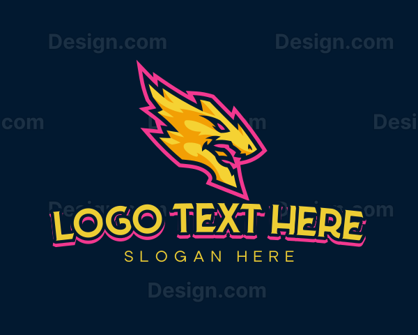 Gaming Golden Dragon Logo