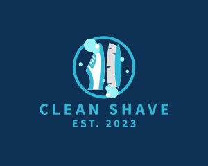 Shoe Cleaning Brush logo design