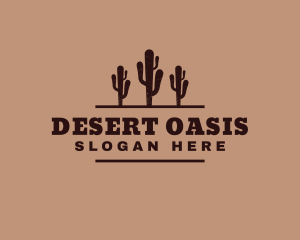 Generic Western Cactus logo design
