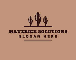 Generic Western Cactus logo design