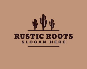 Generic Western Cactus logo design