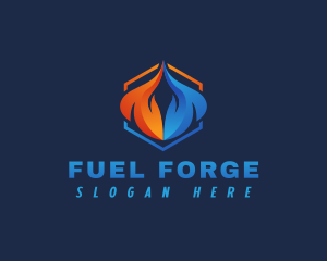 Flame Energy Fuel logo design