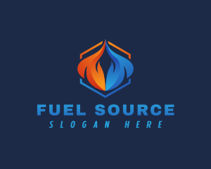 Flame Energy Fuel logo design