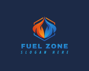 Flame Energy Fuel logo design