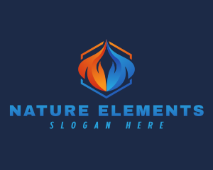 Flame Energy Fuel logo design