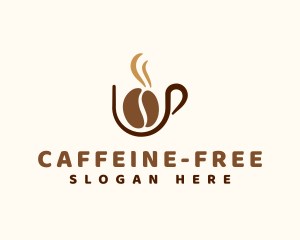 Coffee Bean Cup logo design