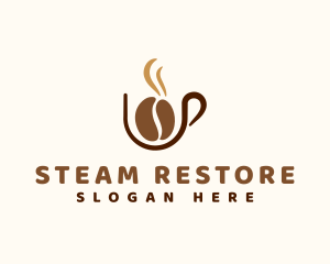 Coffee Bean Cup logo design