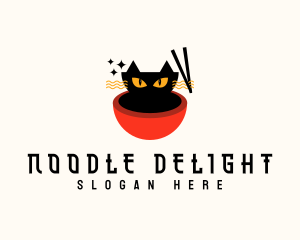 Cat Ramen Noodle logo
