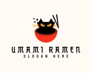 Cat Ramen Noodle logo