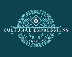 Greek Delta Symbol Ornament logo