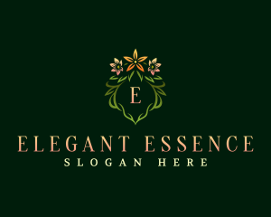 Elegant Flower Wreath  logo design