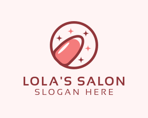 Feminine Nail Salon logo design