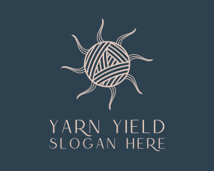 Crochet Yarn Ball  logo design