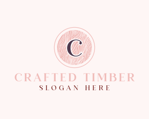 Textile Pattern Cosmetics Salon logo design