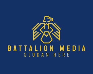 Modern Eagle Crest  logo design