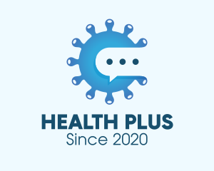 Blue Virus Messaging logo