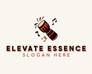 Djembe Percussion Drums Logo