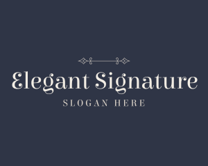 Elegant Classy Firm logo design