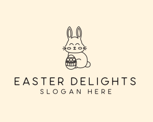 Easter Bunny Egg logo