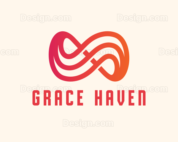 Gradient Ampersand Business Logo