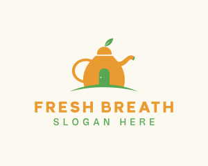 Citrus Fruit Teapot logo design