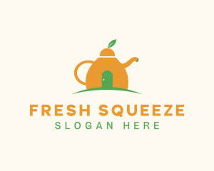 Citrus Fruit Teapot logo design