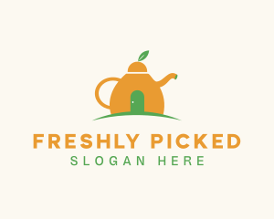 Citrus Fruit Teapot logo design