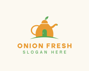 Citrus Fruit Teapot logo design