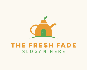 Citrus Fruit Teapot logo design