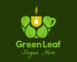 Organic Green Tea  logo