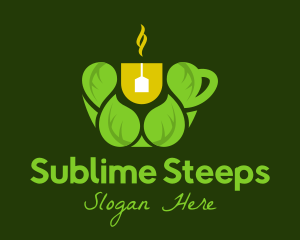 Organic Green Tea  logo