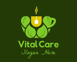 Organic Green Tea  logo