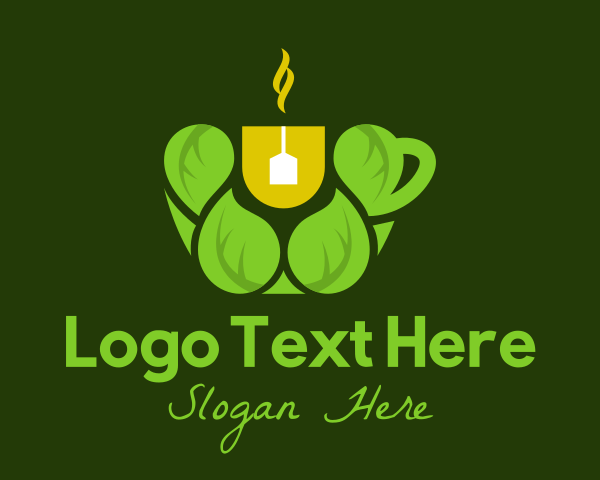 Tea Bag logo example 2