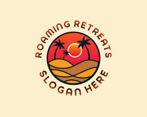 Travel Beach Resort logo design