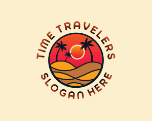 Travel Beach Resort logo design