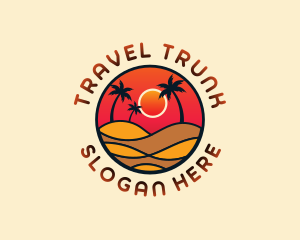 Travel Beach Resort logo design